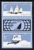 Poland 1978 World Ice Sailing Championships Set Of 2 Se-tenant With Label U/M, SG 2528-29 - Other & Unclassified