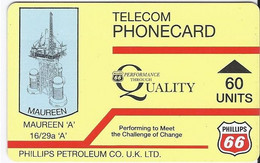 UK - PHILLIPS PETROLEUM - MAUREEN. - - [ 2] Oil Drilling Rig