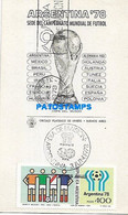 145465 ARGENTINA BUENOS AIRES SPORTS SOCCER FUTBOL SEDE CAMPEONATO MUNDIAL YEAR 1978 NO POSTAL POSTCARD - Other & Unclassified