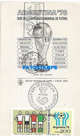 145466 ARGENTINA BUENOS AIRES SPORTS SOCCER FUTBOL SEDE CAMPEONATO MUNDIAL YEAR 1978 NO POSTAL POSTCARD - Other & Unclassified