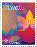 2020 Canada Diwali Single Stamp From Booklet MNH - Postzegels