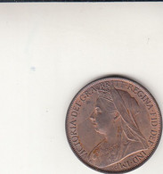 ONE PENNY 1901 - VICTORIA DEI GRA BRITT. REGINA FID IND IMP - ALTA CONSERVAZIONE - D. 1 Penny