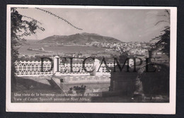 REAL PHOTO POSTCARD SPAIN ESPANA - VISTA DA CIDAD DE CEUTA - 1960's - Ceuta