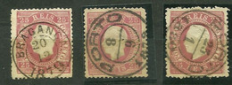 1870/76 Portugal D.Luis #40 Circular Cancels Porto, Bragança, Porto - P1580 - Other & Unclassified