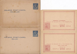 2 DOUBLES  CARTES ENTIERS POSTAL REPLY POSTAUX NEW ZELAND ZEALAND - Autres & Non Classés