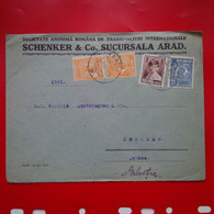 LETTRE ROUMANIE ARAD POUR HERISAU SUISSE SCHENKER AND CO - Lettres & Documents