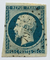 YT 10 (°) Obl 1852 Louis-Napoléon Légende REPUB FRANC LPC 796 Châteauroux Indre (45 Euros) – Cata - 1852 Louis-Napoleon