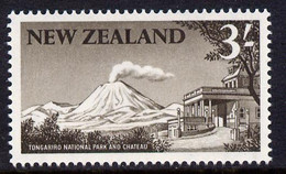 New Zealand 1960-66 Tongariro National Park 3s Blackish-brown (from Def Set) Unmounted Mint, SG 799 - Autres & Non Classés