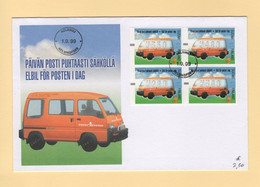 Finlande - 1999 - Vehicule De La Poste - Briefe U. Dokumente