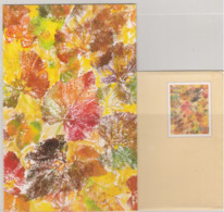 GREETING POST ENVELOPE WITH CARD FROM INDIA /SEASON'S GREETINGS/ - Enveloppes