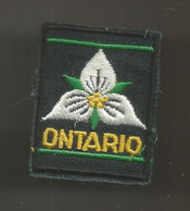 JC , écusson Tissu , Scouts , Scout , Scoutisme , ONTARIO , CANADA - Scoutismo