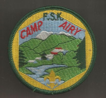 JC , écusson Tissu , Scouts , Scout , Scoutisme , CAMP AIRY , F.S.K. , Etats Unis ,Maryland , THURMONT - Scouting