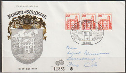 BRD FDC 1978 Nr.995 3er Streifen Schloss Pfaueninsel ( D 721 ) Günstige Versandkosten - 1971-1980