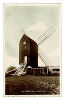 Ref 1413 - Real Photo Postcard - Salvington Windmill Worthing Sussex - Worthing