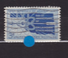 USA STAMPS :  50 Years Oklahoma Statehood, Map, Arrow And Atom Diagram   Sn:US 1092,  Used  Année 1957 - Other & Unclassified