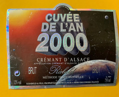 16439 - Cuvée De L'An 2000 Crémant D'Alsace Rabold Orschwihr - Year 2000