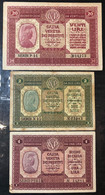 Cassa Veneta Dei Prestiti 1 Lira + 2 Lire + 20 Lire 1918 LOTTO 3087 - Non Classés