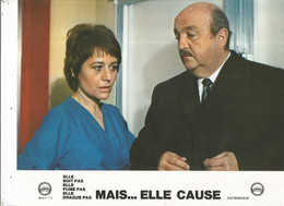 AFFICHE, 280 X 220 Mm, A. Girardot ,B. Blier, ELLE BOIT PAS ELLE FUME PAS ELLE DRAGUE PAS.....frais Fr 1.95 E - Afiches