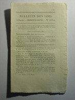 BULLETIN DES LOIS De 1830 - PENSION BARON DE BRY - ARIEGE - SEINE ET MARNE - MEURTHE - HAUTE VIENNE - Wetten & Decreten
