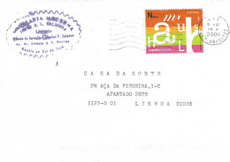 TIMBRES - STAMPS - BRIEFMARKEN - FRANCOBOLLI - SELLOS - LETTRE AVEC CODE À BARRE - PORTUGAL - 2006 - COURRIER SCOLAIRE - Lettres & Documents