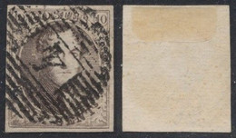 Médaillon - N°10A Bien Margé Obl P4 "Anvers". Belle Frappe ! - 1858-1862 Medaillen (9/12)