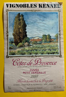 16510 - Vignobles Kennel Cuvée Petit Versaille 1989 Côtes De Provence Aquarelle De J.L. Carle - Kunst