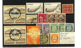 NORWEGEN LOT 001 - 23 Marken O - Collections