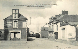 St Joachim * Place De L'église * Rue De La Gare * Le Train De St Nazaire * Locomotive * Ligne Chemin De Fer - Saint-Joachim