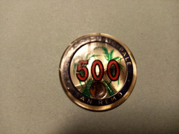 9858" FICHES-CHIPS-CASINO MUNICIPALE-SANREMO DA LIRE 500 " - Casino