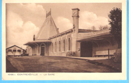 Contrexéville (Bulgneville-Vosges)-La Nouvelle (1928-->1933) Gare Art-Déco- Architecte Max Sainsaulieu-Chemin De Fer - Bulgneville