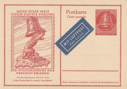 Berlin Entier Postal Illustré 1952 - Private Postcards - Mint