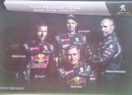 Team Peugeot Total ( Rencez-Vous Sur Le Dakar 2017) - Habillement, Souvenirs & Autres