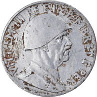 Monnaie, Albania, Vittorio Emanuele III, Lek, 1939, Rome, TTB, Stainless Steel - Albanie