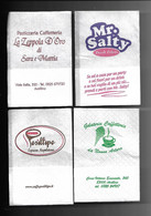 Tovagliolino Da Caffè - Lotto 4 Pezzi N. 11 - Serviettes Publicitaires