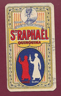 291020 - PETIT CALENDRIER 1925  Alcool ST RAPHAEL QUINQUINA Rouge Blanc Carte Parfumée Avec GOYESCAS RALLET Paris Cannes - Kleinformat : 1921-40