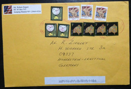 US82 UNITED STATES, Circulated Cover To Germany,  « Tiffany Lamp », « American Clock », 2003 - Autres & Non Classés