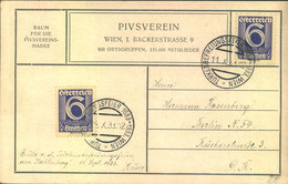1933, Sonderkarte Des PIUSVEREINS Mit Sonderstempel "TÜRKENBEFREIUNGSFEIER" - Briefe U. Dokumente