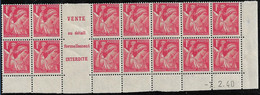 France N°433** De Carnets Non Confectionnés. Bloc De 14 Timbres. - Other & Unclassified