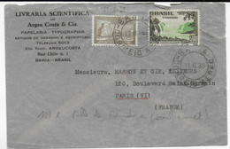 BRAZIL - 1938 - POSTE AERIENNE  - ENVELOPPE Par AVION  De BAHIA => PARIS - Covers & Documents