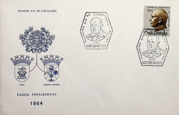 1964 Moçambique FDC Viagem Presidencial - Mozambique