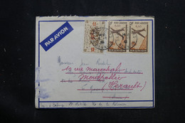 RÉUNION - Affranchissement De St Denis Sur Enveloppe De Ste Clotilde Pour Montpellier En 1946 - L 75067 - Lettres & Documents