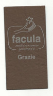 Serviette Papier Paper Napkin Tovagliolino Caffè Bar FACULA - Company Logo Napkins