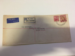 (U 17) (U 17) New Zealand - Registered Letter Posted To Australia (1953's ?) - Storia Postale