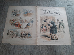 Puck New York July 1890 Opper Never Too Late To Mend Caricature Journal Satirique Religion Political Satire - Historia