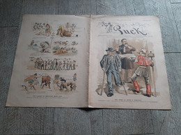 Puck New York April 1890  The Crim Of Being A Democrat Caricature Journal Satirique Religion Political Satire Taylor - Historia