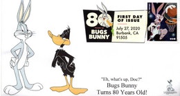 Bugs Bunny 80th Anniversary First Day Cover, With Digital Color Pictorial (DCP) Postmark From Burbank, CA.  #2 Of 10 - 2011-...