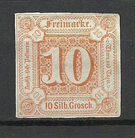 THURN UND TAXIS 1859 Michel 19 (*) Mint No Gum/ohne Gummi - Ungebraucht