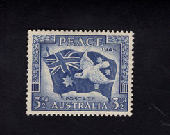 1120334368 1946 SCOTT 201  (XX)  POSTFRIS MINT NEVER HINGED POSTFRISCH EINWANDFREI - DOVE AND AUSTRALIAN FLAG - Other & Unclassified