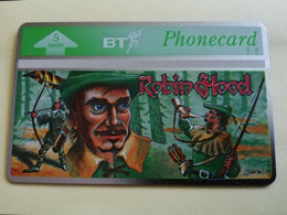 GREAT BRETAGNE  5 UNITS ROBIN HOOD  CONTROL NR 306E MINT CONDITION      **3649** - BT Overseas Issues