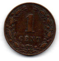 Pays Bas  --  1 Cent 1883  --  TTB - 1849-1890: Willem III.